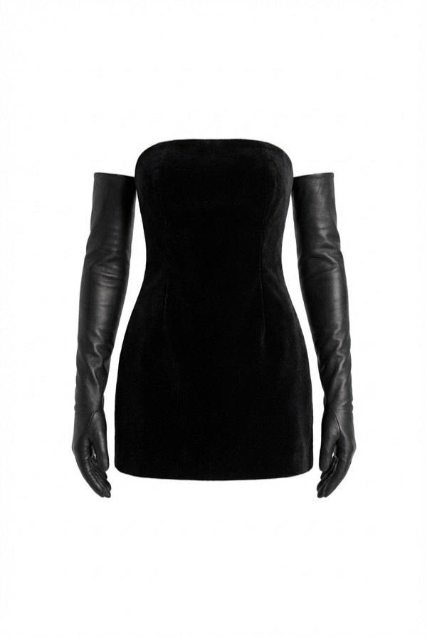 Velvet Dress In Black