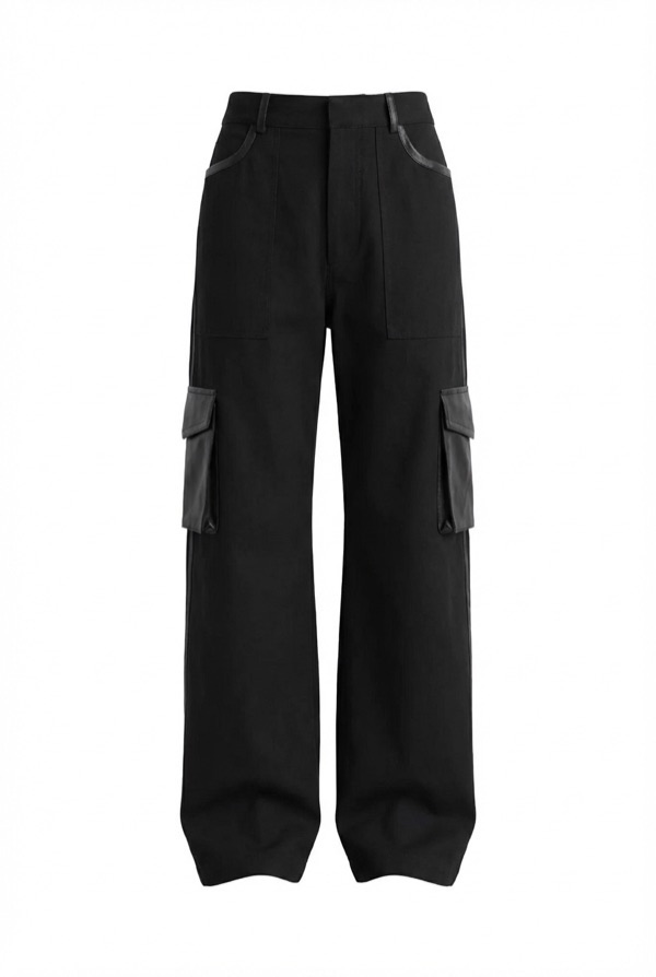 Utility Trousers In Black