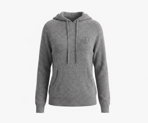 Embroidered Sweater In Grey